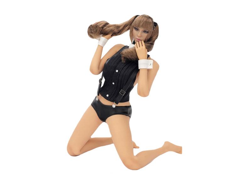 1/6 Scale Flirty Girl Secret Tuxedo Lingerie Character Set - Black Gallery Image 3