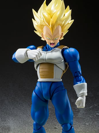Dragon Ball Z S.H.Figuarts Super Saiyan Vegeta (Awakening Super Saiyan Blood) Action Figure Gallery Image 2