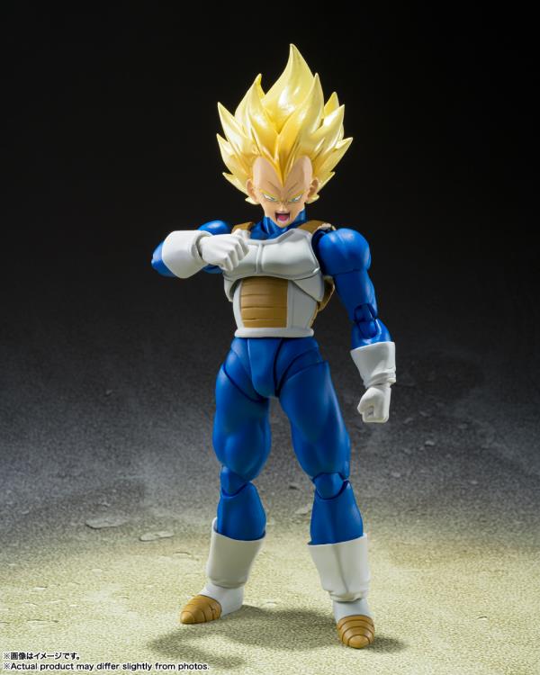 Dragon Ball Z S.H.Figuarts Super Saiyan Vegeta (Awakening Super Saiyan Blood) Action Figure Gallery Image 4