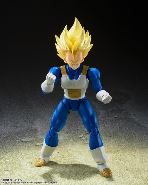 Dragon Ball Z S.H.Figuarts Super Saiyan Vegeta (Awakening Super Saiyan Blood) Action Figure Gallery Image 3
