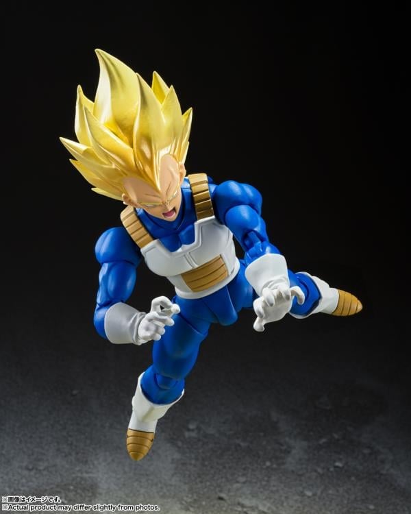 Dragon Ball Z S.H.Figuarts Super Saiyan Vegeta (Awakening Super Saiyan Blood) Action Figure Gallery Image 5