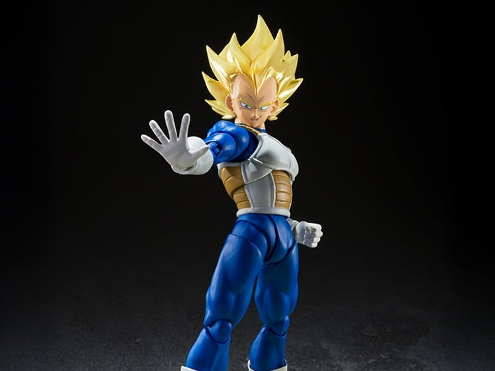 Dragon Ball Z S.H.Figuarts Super Saiyan Vegeta (Awakening Super Saiyan Blood) Action Figure Gallery Image 1