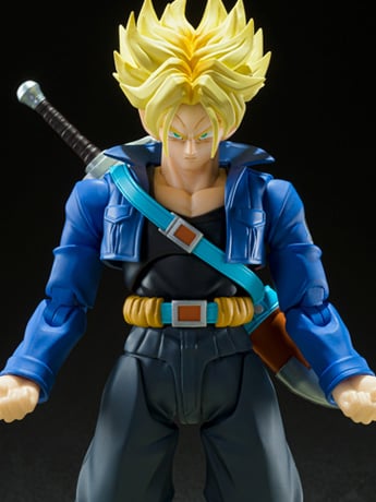 Dragon Ball Z S.H.Figuarts Super Saiyan Trunks (Boy from the Future) Action Figure Gallery Image 2