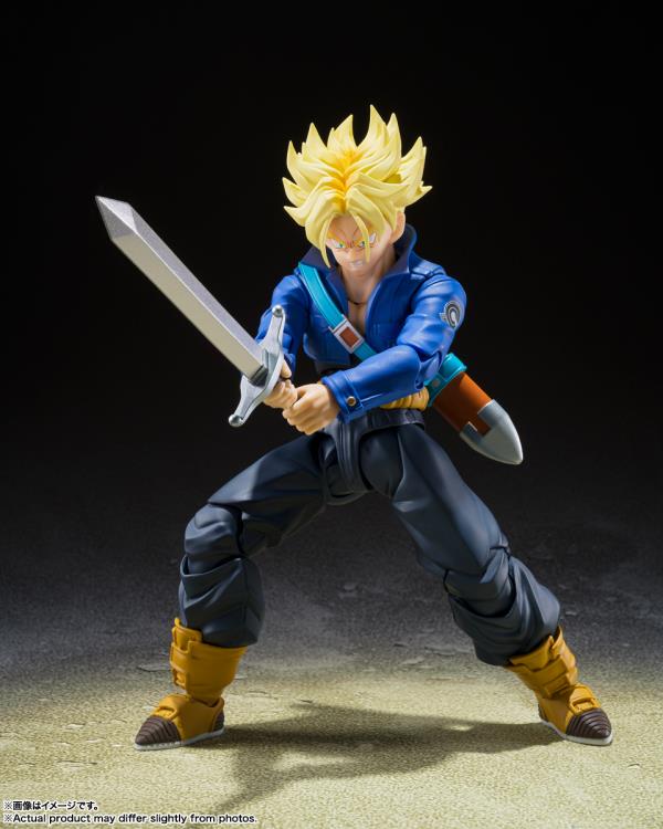 Dragon Ball Z S.H.Figuarts Super Saiyan Trunks (Boy from the Future) Action Figure Gallery Image 8