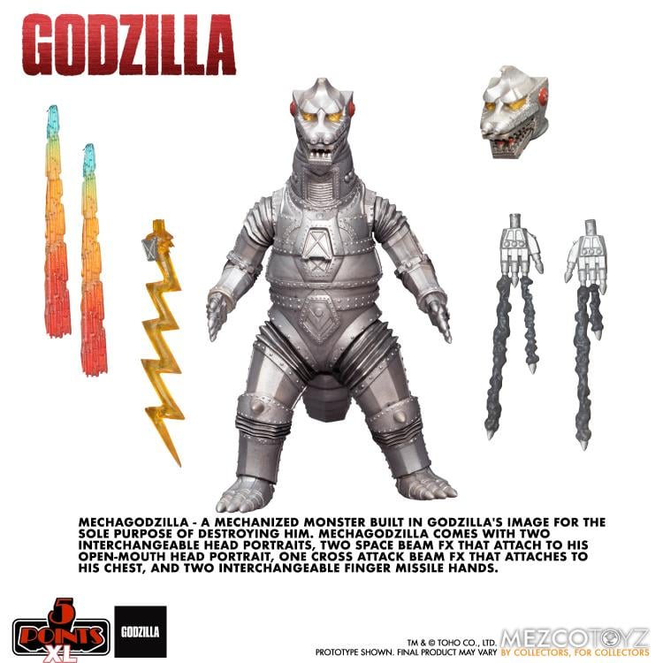 Godzilla vs. Mechagodzilla (1974) 5 Points XL Three Figure Boxed Set Gallery Image 7