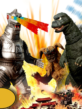Godzilla vs. Mechagodzilla (1974) 5 Points XL Three Figure Boxed Set Gallery Image 2