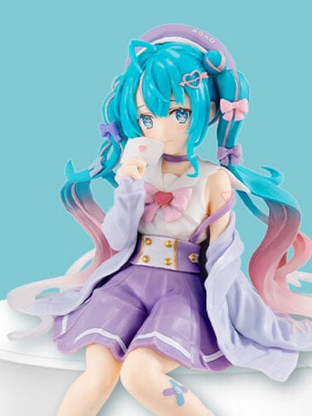 Vocaloid Hatsune Miku (Love Sailor Purple Color Ver.) Noodle Stopper Figure Gallery Image 2