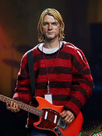 t*0様  Cobain BLITZWAY1/6スケールアクションフィギ Blitzway Kurt Cobain 1/6 Limited Collectible PVC Action Figure New