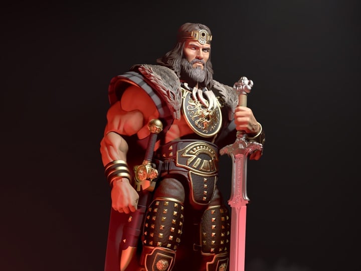 Conan the Barbarian ULTIMATES! King Conan Action Figure Gallery Image 1