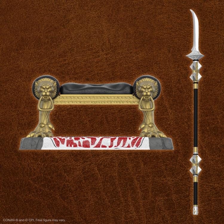 Conan the Barbarian ULTIMATES! Throne of Aquilonia Accessory Set Gallery Image 3
