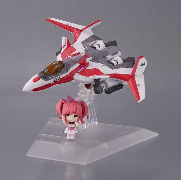 Macross Delta Tiny Session VF-31C Siegfried (Mirage Use Ver.) & Makina Nakajima Figure Set Gallery Image 8