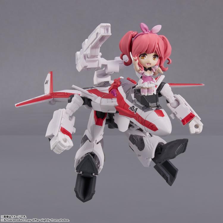Macross Delta Tiny Session VF-31C Siegfried (Mirage Use Ver.) & Makina Nakajima Figure Set Gallery Image 6