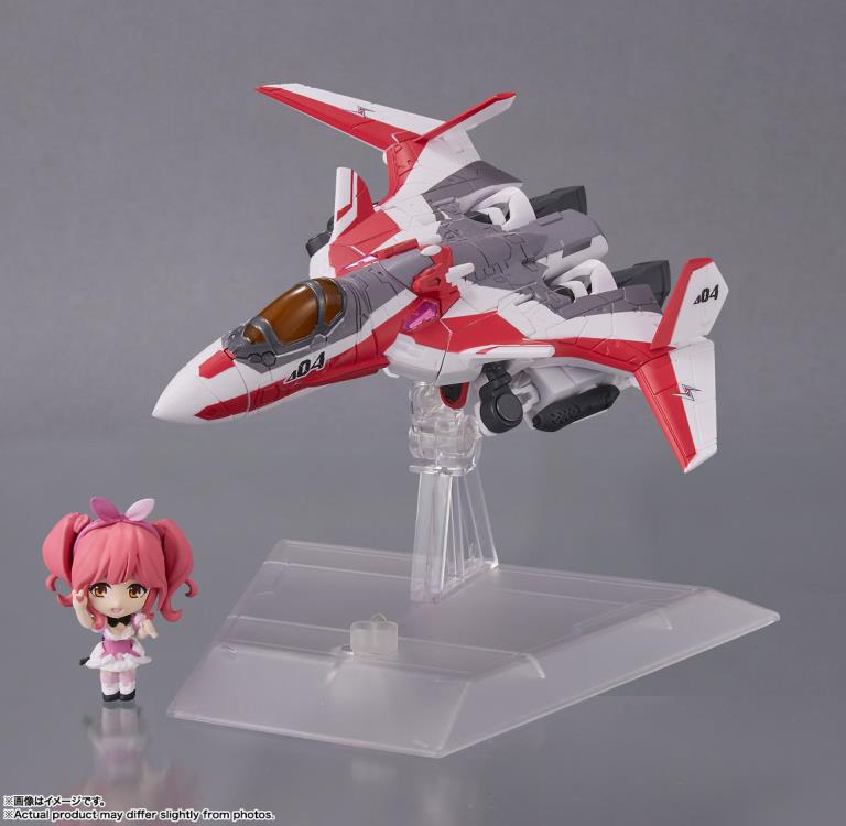 Macross Delta Tiny Session VF-31C Siegfried (Mirage Use Ver.) & Makina Nakajima Figure Set Gallery Image 9