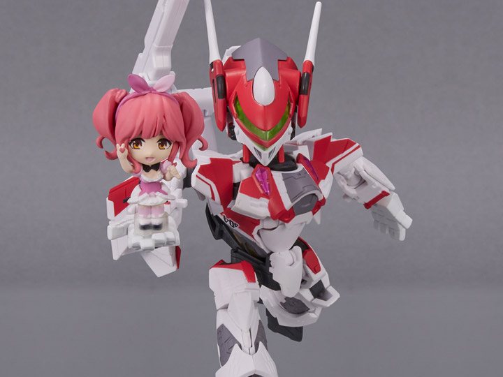 Macross Delta Tiny Session VF-31C Siegfried (Mirage Use Ver.) & Makina Nakajima Figure Set Gallery Image 1