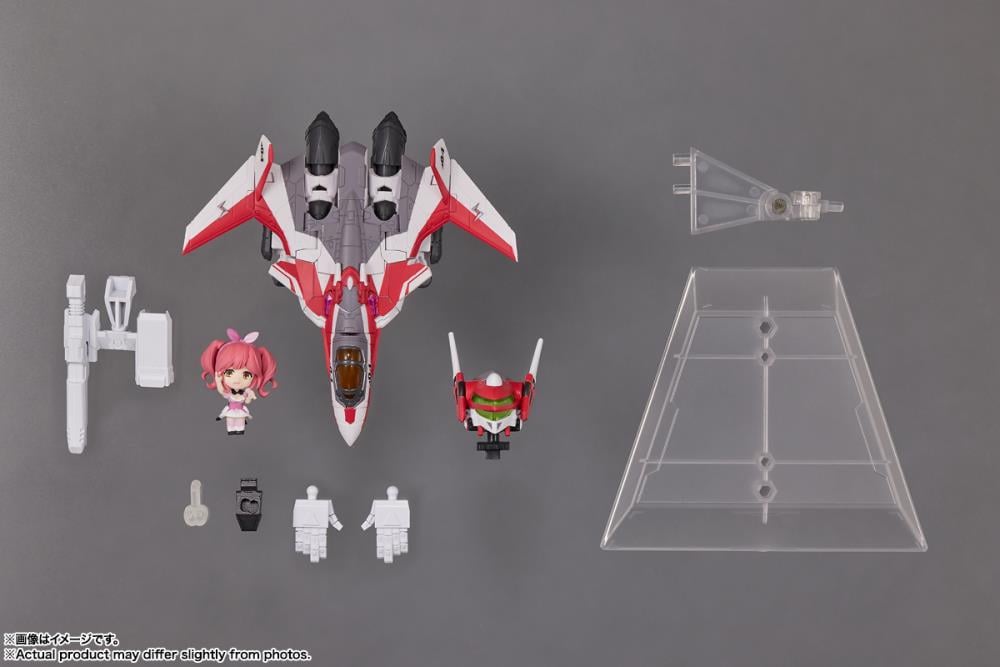 Macross Delta Tiny Session VF-31C Siegfried (Mirage Use Ver.) & Makina Nakajima Figure Set Gallery Image 12