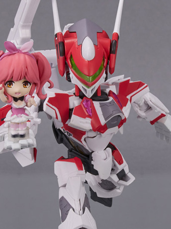 Macross Delta Tiny Session VF-31C Siegfried (Mirage Use Ver.) & Makina Nakajima Figure Set Gallery Image 2