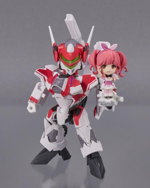 Macross Delta Tiny Session VF-31C Siegfried (Mirage Use Ver.) & Makina Nakajima Figure Set Gallery Image 4