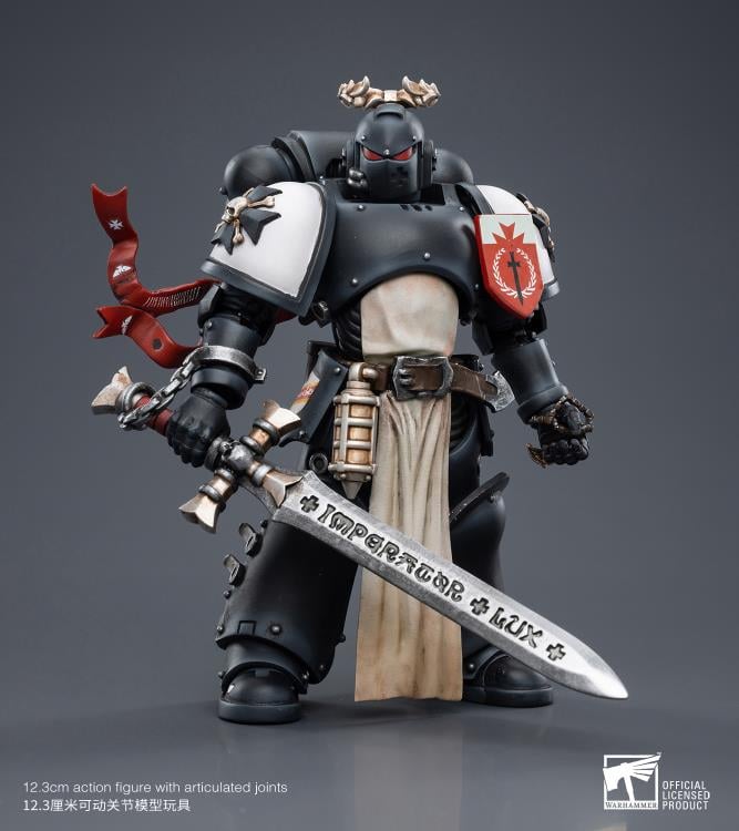 Warhammer 40K Black Templars The Emperor's Champion Rolantus 1/18 Scale Action Figure Gallery Image 4