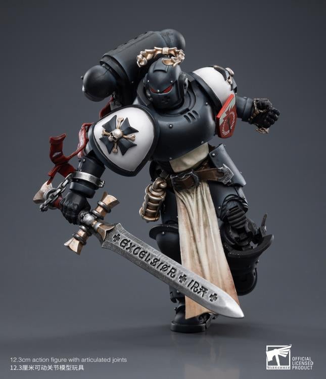 Warhammer 40K Black Templars The Emperor's Champion Rolantus 1/18 Scale Action Figure Gallery Image 8