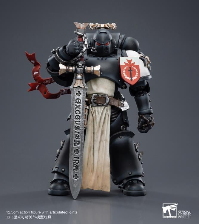 Warhammer 40K Black Templars The Emperor's Champion Rolantus 1/18 Scale Action Figure Gallery Image 3