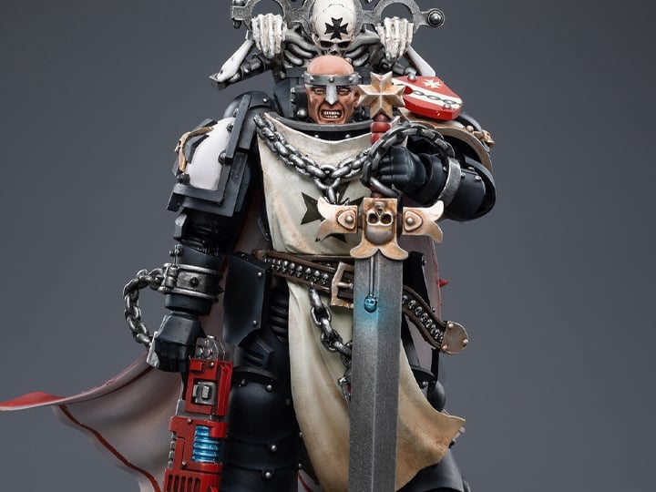 Warhammer 40K Black Templars Marshal Baldeckrath 1/18 Scale Figure Gallery Image 1