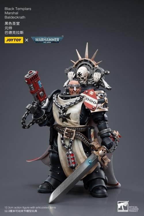 Warhammer 40K Black Templars Marshal Baldeckrath 1/18 Scale Figure Gallery Image 5