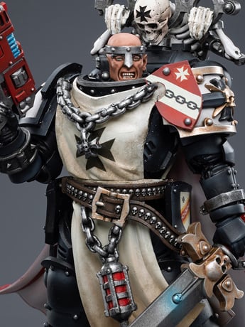 Warhammer 40K Black Templars Marshal Baldeckrath 1/18 Scale Figure Gallery Image 2