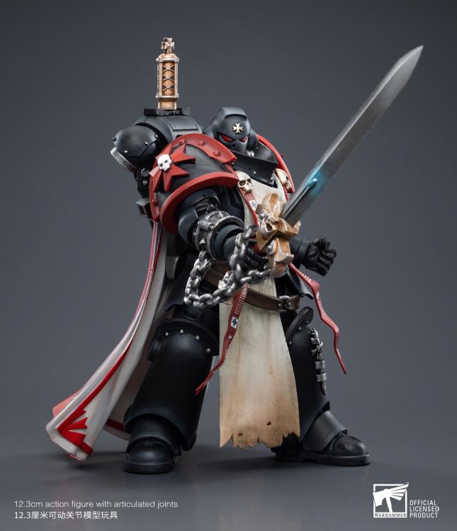 Warhammer 40K Black Templars Primaris Sword Brethren Eberwulf 1/18 Scale Figure Gallery Image 4