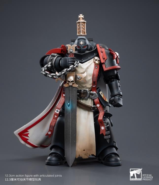 Warhammer 40K Black Templars Primaris Sword Brethren Eberwulf 1/18 Scale Figure Gallery Image 3