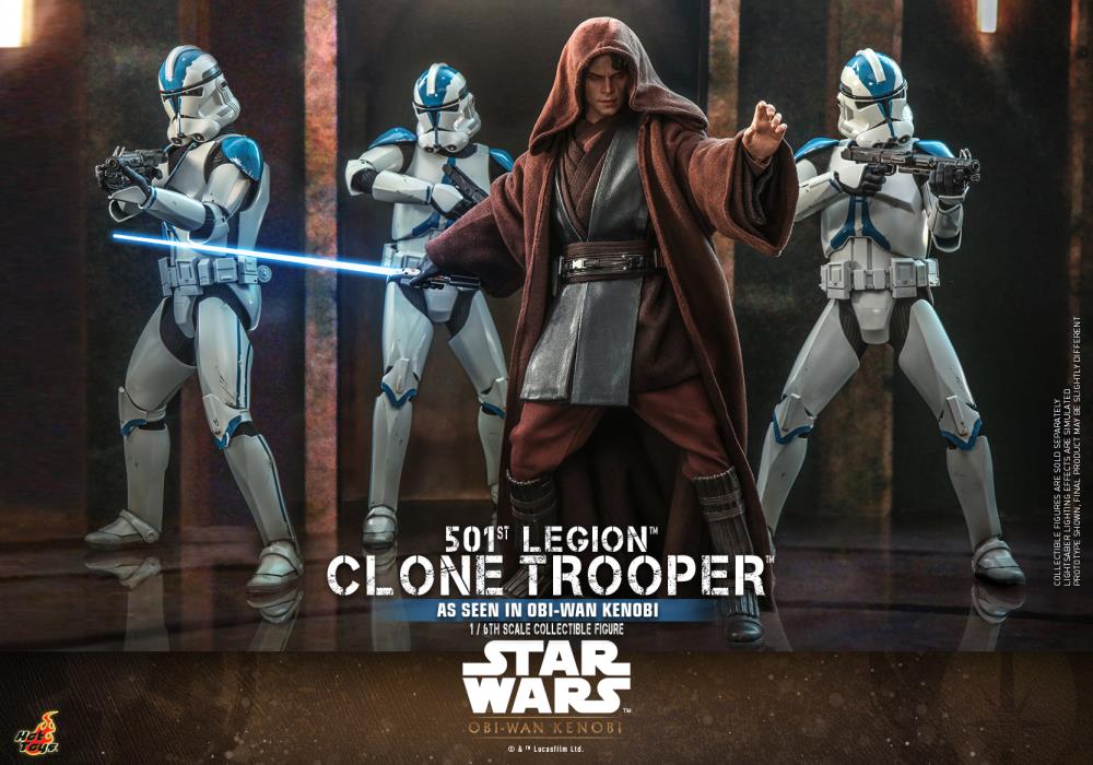 Star Wars: Obi-Wan Kenobi TMS092 501st Clone Trooper 1/6th Scale Collectible Figure Gallery Image 6