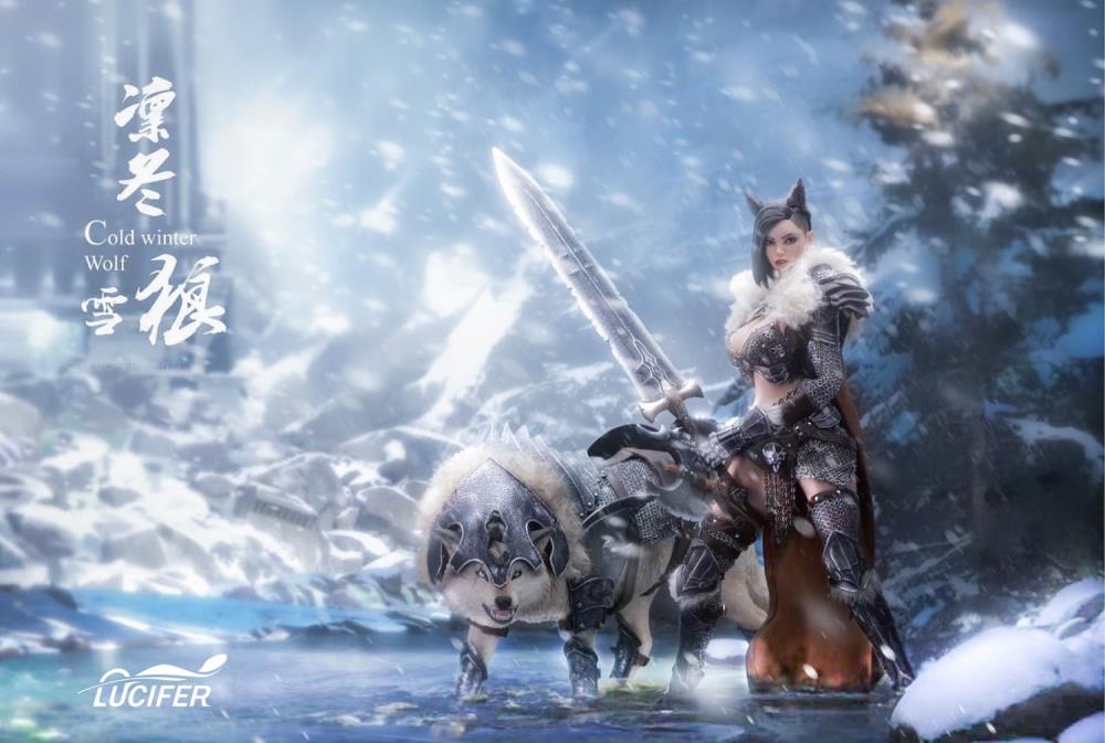 Cold Winter Wolf Lone Wolf 1/6 Scale Figure