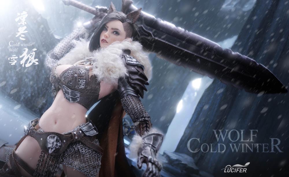 Cold Winter Wolf Berserker and Lone Wolf 1/6 Scale Figure Set Gallery Image 22