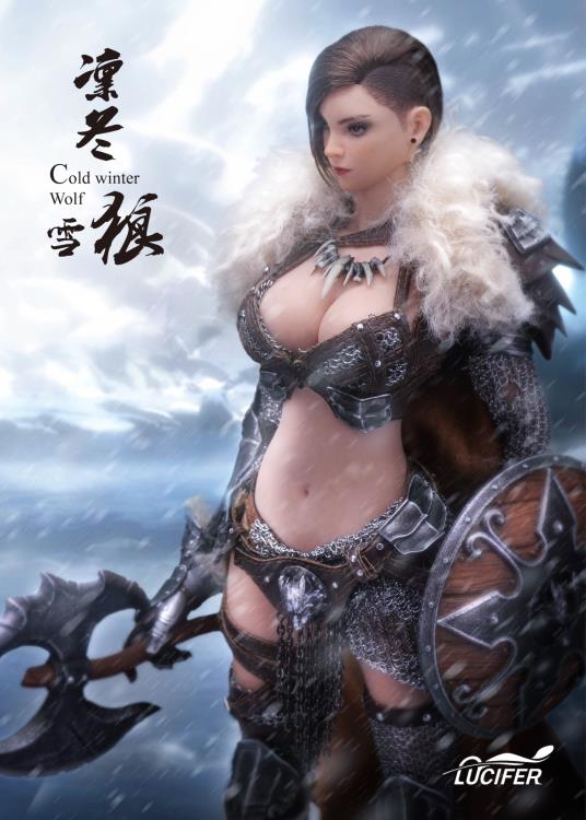 Cold Winter Wolf Berserker and Lone Wolf 1/6 Scale Figure Set Gallery Image 15