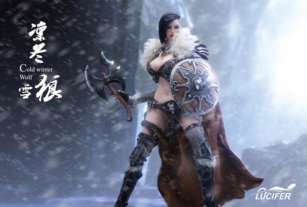 Cold Winter Wolf Berserker and Lone Wolf 1/6 Scale Figure Set Gallery Image 18