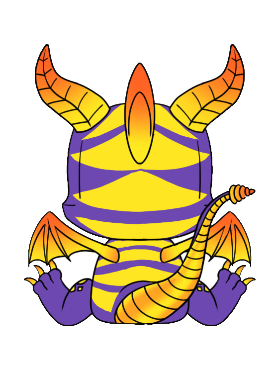 Spyro the Dragon TOOZ Superflame Spyro BBTS Exclusive Vinyl Figure Gallery Image 6