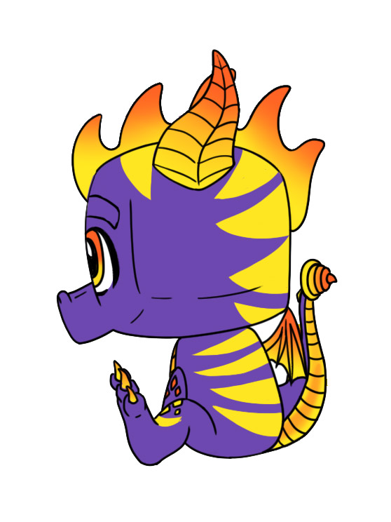 Spyro the Dragon TOOZ Superflame Spyro BBTS Exclusive Vinyl Figure Gallery Image 5