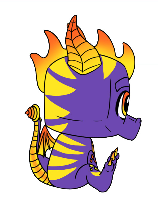 Spyro the Dragon TOOZ Superflame Spyro BBTS Exclusive Vinyl Figure Gallery Image 7