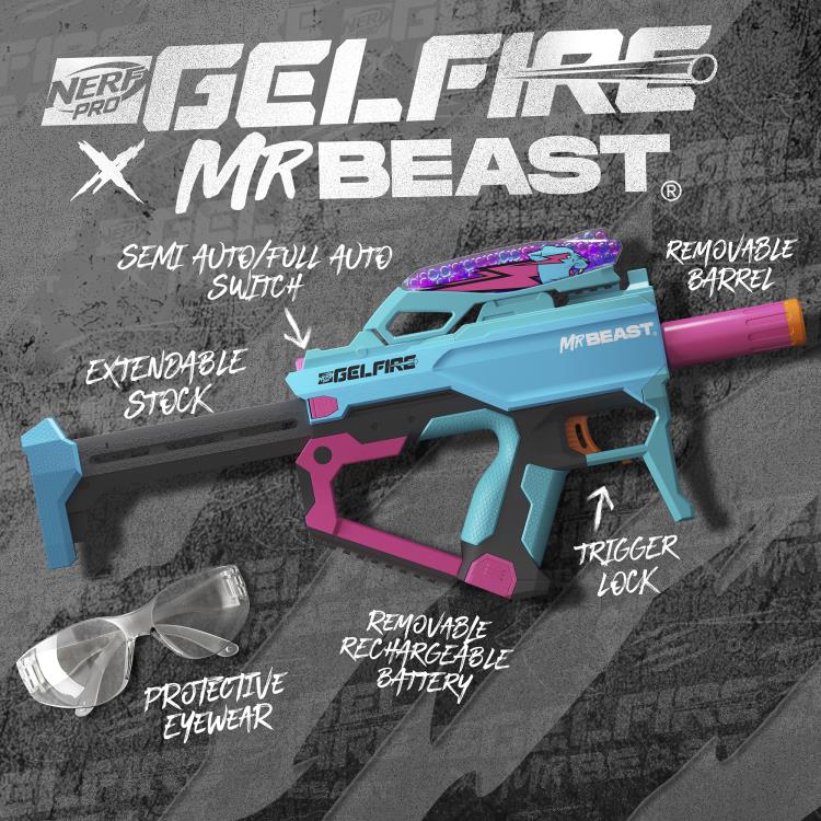 NERF Pro Gelfire X MrBeast Blaster Gallery Image 7