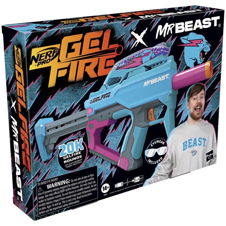 NERF Pro Gelfire X MrBeast Blaster Gallery Image 12
