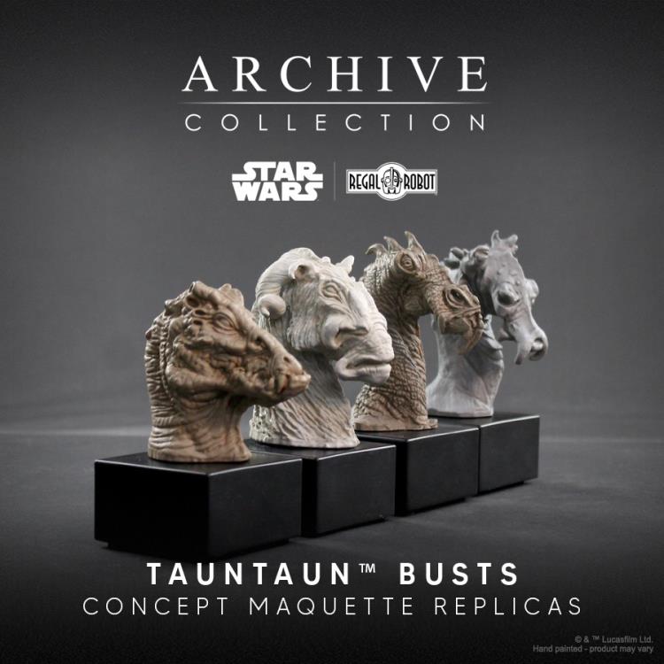 Star Wars: The Empire Strikes Back Tauntaun Concept Set of 4 Limited Edition Maquette Bust Replicas (Signature Edition) Gallery Image 8