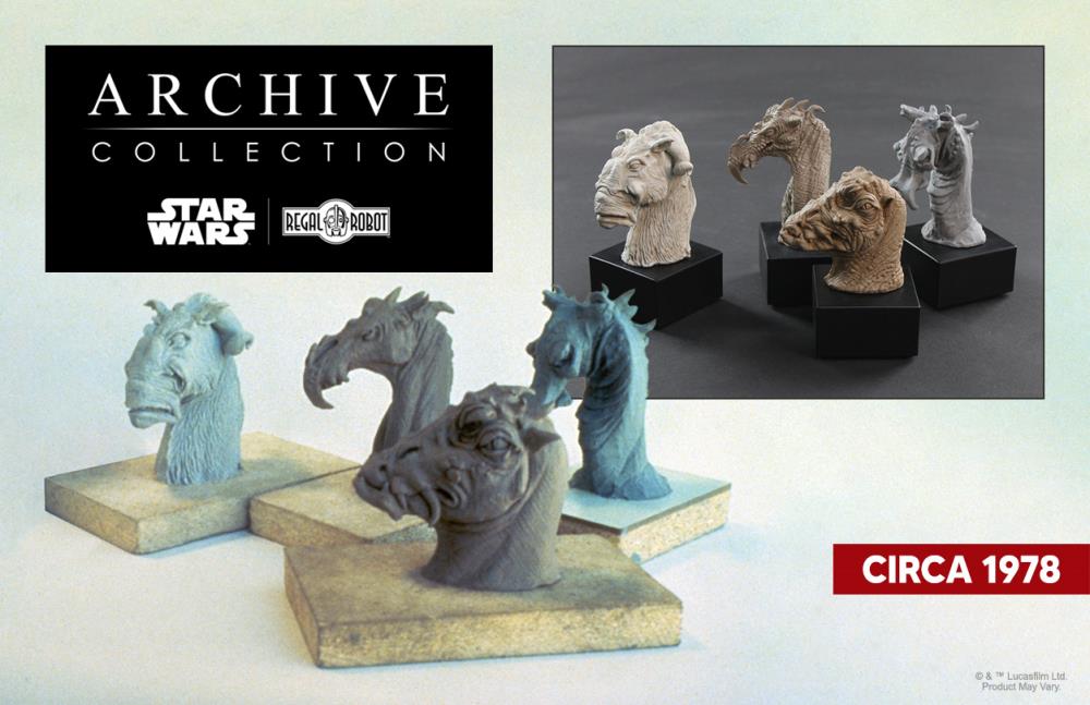 Star Wars: The Empire Strikes Back Tauntaun Concept Set of 4 Limited Edition Maquette Bust Replicas (Signature Edition) Gallery Image 15