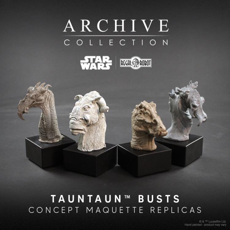 Star Wars: The Empire Strikes Back Tauntaun Concept Set of 4 Limited Edition Maquette Bust Replicas (Signature Edition) Gallery Image 5