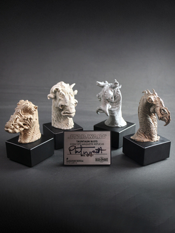 Star Wars: The Empire Strikes Back Tauntaun Concept Set of 4 Limited Edition Maquette Bust Replicas (Signature Edition) Gallery Image 2
