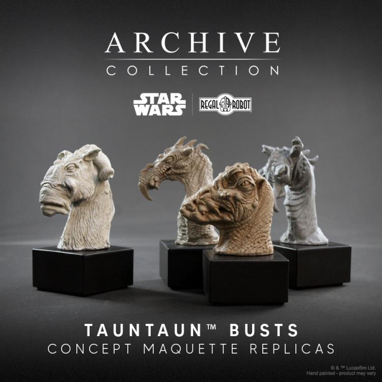 Star Wars: The Empire Strikes Back Tauntaun Concept Set of 4 Limited Edition Maquette Bust Replicas (Signature Edition) Gallery Image 7