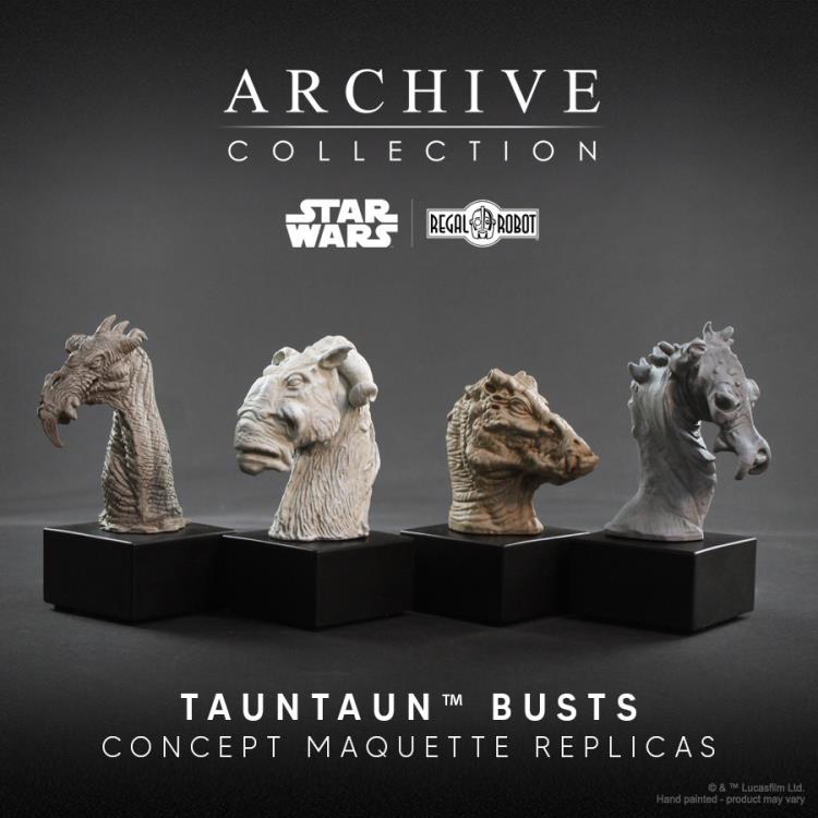 Star Wars: The Empire Strikes Back Tauntaun Concept Set of 4 Limited Edition Maquette Bust Replicas (Signature Edition) Gallery Image 6