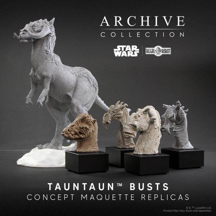 Star Wars: The Empire Strikes Back Tauntaun Concept Set of 4 Limited Edition Maquette Bust Replicas (Signature Edition) Gallery Image 9