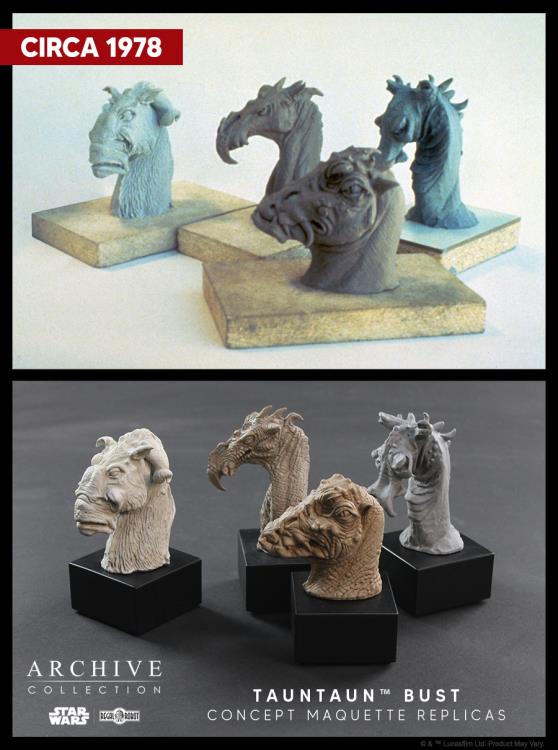 Star Wars: The Empire Strikes Back Tauntaun Concept Set of 4 Limited Edition Maquette Bust Replicas (Signature Edition) Gallery Image 16