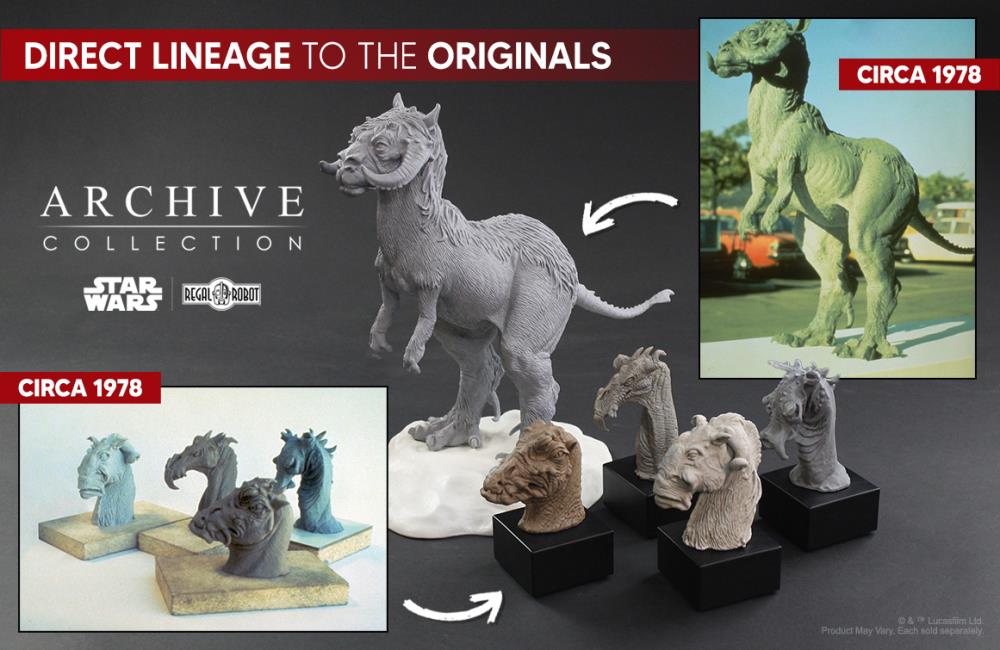 Star Wars: The Empire Strikes Back Tauntaun Concept Set of 4 Limited Edition Maquette Bust Replicas (Signature Edition) Gallery Image 14