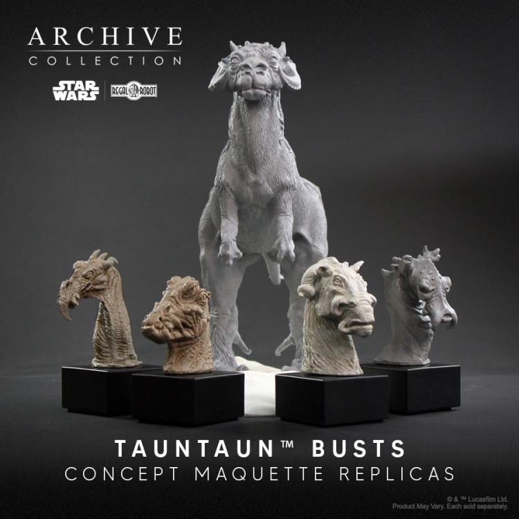 Star Wars: The Empire Strikes Back Tauntaun Concept Set of 4 Limited Edition Maquette Bust Replicas (Signature Edition) Gallery Image 10