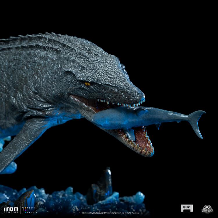 Jurassic World Icons Mosasaurus Statue Gallery Image 10